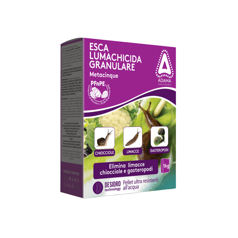 ADAMA METACINQUE Esca Lumachicida Granulare Kollant 1KG