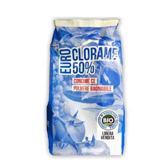 EUROCLORAME 50% OSSICLORURO DI RAME, concime vite - orto - olivo 5 kg - MIDORI