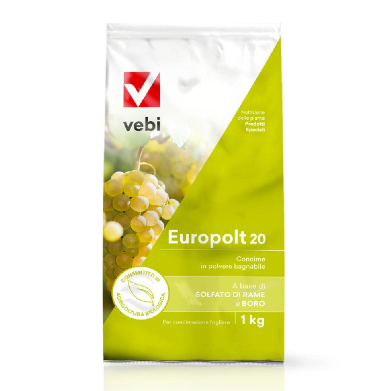 Europolt fongicide pour plantes Bouillie bordelaise 1 kg Vebi 