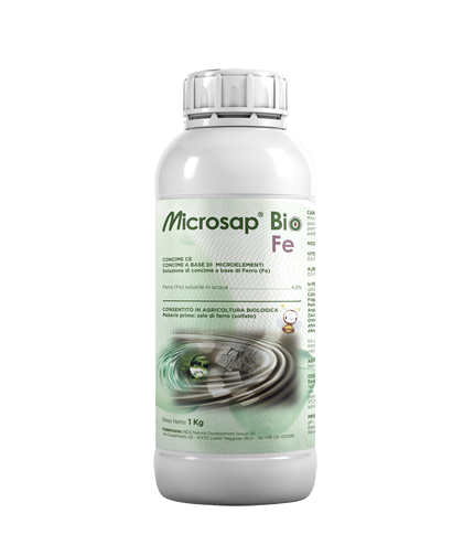 Concime fogliare e biostimolante naturale MICROSAP® BIO FE