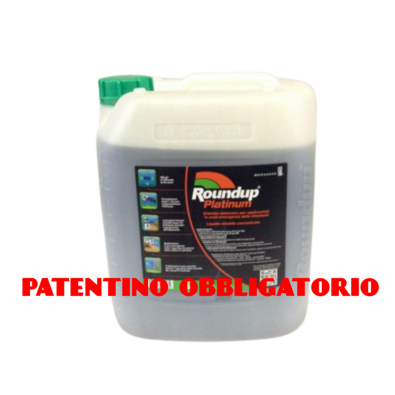 ROUNDUP PLATINUM Diserbante Totale Glifosate 15 L