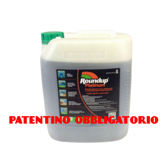 ROUNDUP PLATINUM Diserbante Totale Glifosate 15 L