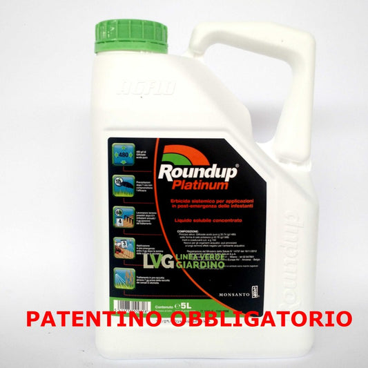 ROUNDUP PLATINUM Diserbante Totale Glifosate 5 L