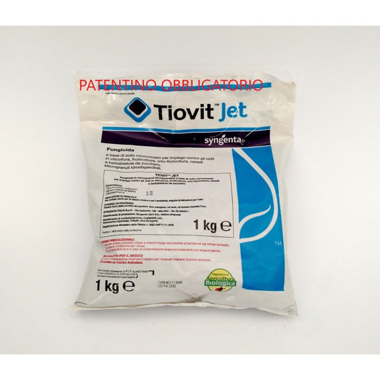 TIOVIT JET Fongicide à base de soufre micronisé en microgranules dispersables dans l'eau